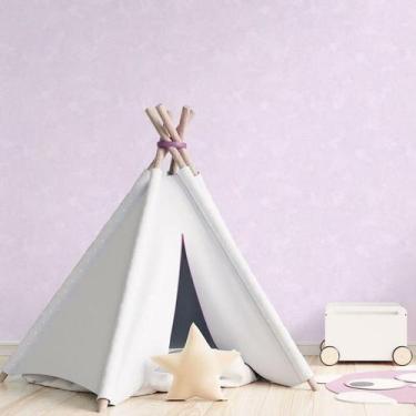 Imagem de Papel De Parede Com Textura De Bebê G78353 Roxo - Galerie