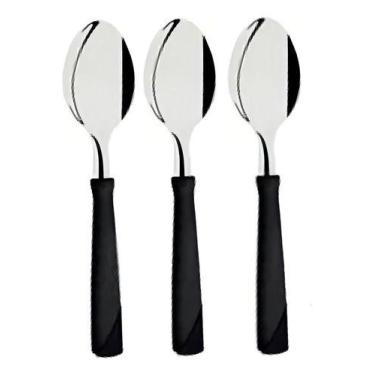 Imagem de Conjunto 3 Colheres Chá Sobremesa Inox Tramontina New Kolor - Napolest
