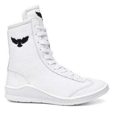 Imagem de Bota de Treino Fitness e Boxe Impulse Cano alto - Tofanin, Branco, 34