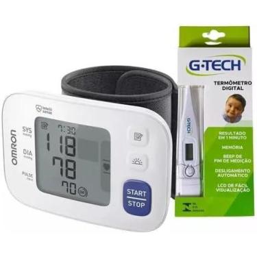 Imagem de Aparelho De Medir Pressão Pulso Omron + Termometro Digital