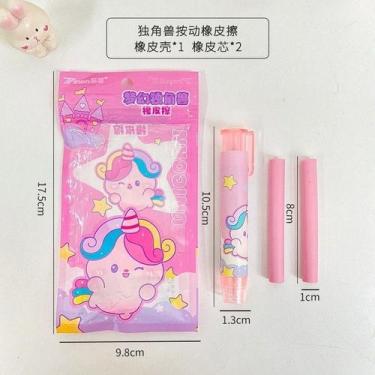 Imagem de Caneta Canetinha Borracha Apaga Modelos Divertidos Meninos Meninas + R