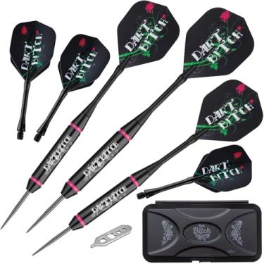 Imagem de Dardos de ponta de aço Viper Vanity com estojo de armazenamento/viagem: Dart Bitch, 22 gramas