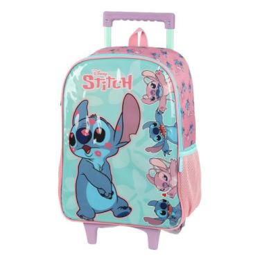 Imagem de Mochila Carrinho Verde Kids Stitch Luxcel, Verde, UN