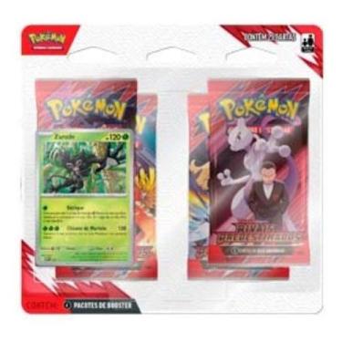 Imagem de Blister Zarude 4x Pokemon Escarlate E Violeta Rivais Pred. - Copag