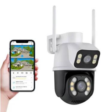 Imagem de Câmera de Segurança Dupla Wi-fi Smart Angulo Duplo Eficaz