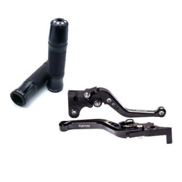 Imagem de Kit Manopla Jupiter Manete ADV 150 - Stark Race, Preto