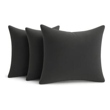 Imagem de Kit 3 Almofadas Cheia Veludo Sofa 45x45 Tons Colorido - Art in Decor, 