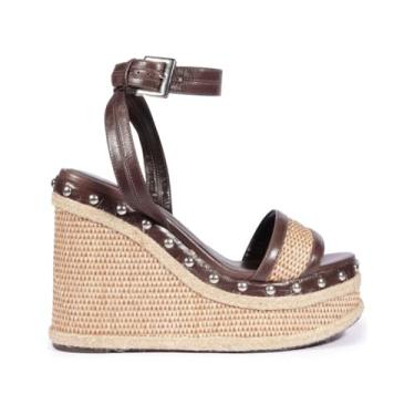 Imagem de Sandália Schutz Plataforma Marrom