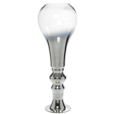 Imagem de Castiçal De Vidro Prata 47Cm - Baobei Int Co Ltd
