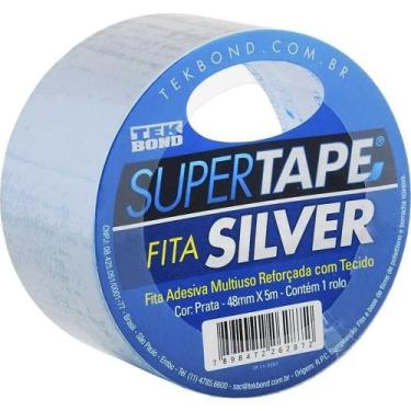 Imagem de Fita Silver Tape Prata 48mmx5mt 2872 Tekbond