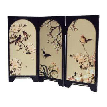 Imagem de Wswqop Mini Divisória de Ambientes, Tela Decorativa, Parede Divisória de 3 Partes para Sala de Estar, Estilo a, Tamanho real