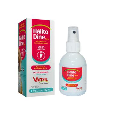 Imagem de Antisséptico e Odorizante Bucal Vansil Hálito Dine 100Ml Sabor: Menta