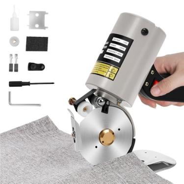 Imagem de Lâmina octogonal de 90 mm, Corte de 23 mm de Espessura, Máquina Corte Cortar Tecidos 110V, Tesoura Eletrica, Tesoura Eletrica para Papelão, Cortador Circular, Tesoura Eletrica Tecido