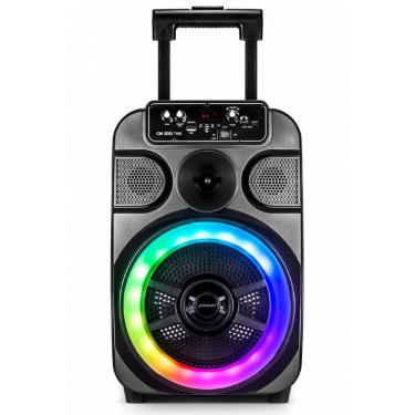 Imagem de Caixa De Som LED Clássica Bluetooth Rádio Portátil Com Alça