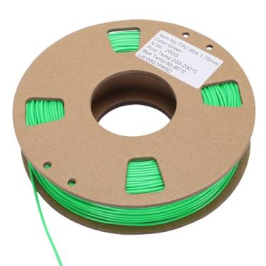 Imagem de Fabater 95A Filamento da Impressora 3D, Pacote de Filamento de 1,75 Mm de TPU, Substituição Flexível de de Impressora de Alta Elasticidade, Precisão +/- 0,02mm, de (Verde)