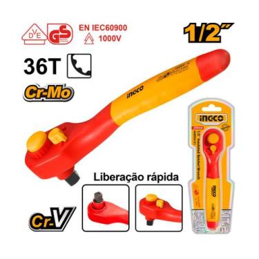 Imagem de Chave de Catraca Reversível Isolada 1.000V VDE 10" INGCO