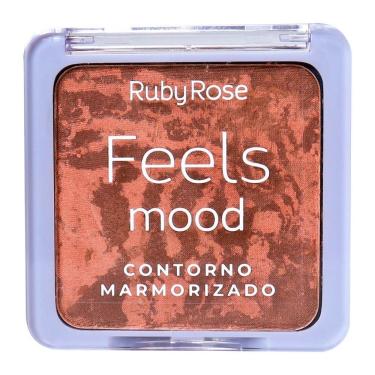 Imagem de Ruby Rose Paleta De Contorno Marmorizado Feels Mood Hb7527 Cor:medium
