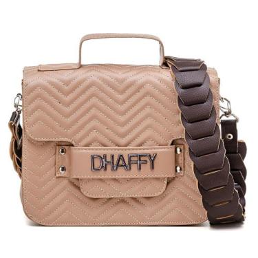Imagem de Bolsa Feminina Matelassê Alça de Mão e Lateral Trabalhada - Dhaffy, Nu