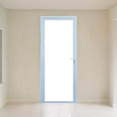 Imagem de Porta Direita 1 Folha Vidro Temperado 6mm 80x215cm Fábrica do Alumínio