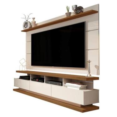 Imagem de CONJUNTO DE RACK BANCADA + PAINEL ARE NEW 1.80m PARA TV ATÉ 72'' OFF W