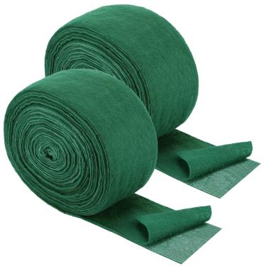 Imagem de 2 peças de protetor de árvore respirável de 3 camadas - Total de proteção de tronco à prova de congelamento de 39,5 m de espessura, coberturas de plantas de inverno para mudas de árvores frutíferas