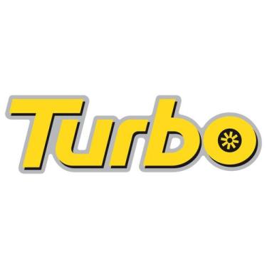 Imagem de Emblema Turbo D20 Adesivo Amarelo Traseira Modelo Original - SPORTINOX