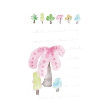 Imagem de Blocos De Notas M5 Estilo Coreano Com 20 Folhas, Papel Decorativo Flor