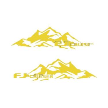 Imagem de Adesivos Laterais Para Porta De Carro Toyota FJ Cruiser, Decalques De 