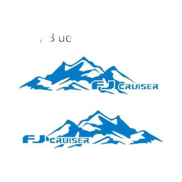 Imagem de Adesivos Laterais Para Porta De Carro Toyota FJ Cruiser, Decalques De 