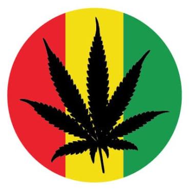 Imagem de Adesivo de folha de cannabis de maconha (maconha rastafari reggae) adesivo símbolo tamanho 7,6 cm decalques de vinil carros veículos caminhões janela paredes laptop motocicleta copo caderno porta