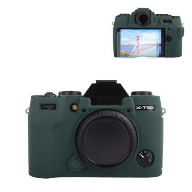 Imagem de Rieibi Capa para X-T50 / XT50, capa protetora de silicone fosco para câmera Fujifilm X-T50 / XT50, acessórios X-T50 com 2 protetores de tela, capa leve para câmera X-T50/XT50