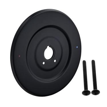Imagem de Fenteer Placa de reposição para chuveiro, kits de reparo, fácil instalação, acessório resistente para de chuveiro para 16090, Preto