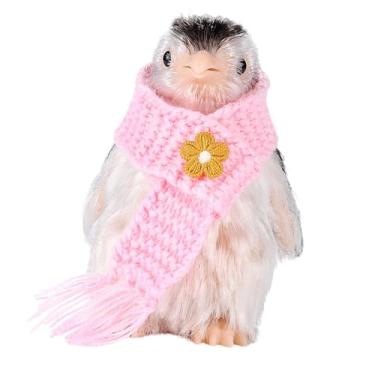 Imagem de YIJU Mini pinguim de silicone realista, boneca de bebê, adereço para foto, brinquedo educacional macio, animal falso para crianças, presente de festa