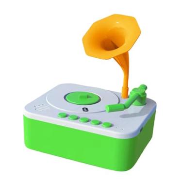 Imagem de MERIGLARE Crianças gramofone história leitor de música 96 cartões crianças dispositivo história de dormir fonógrafo para crianças