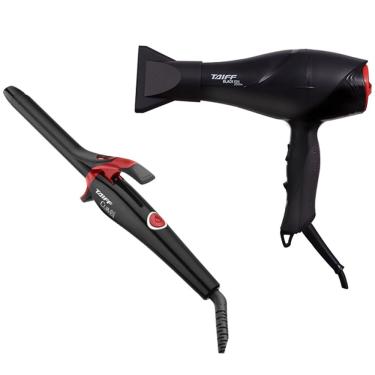 Imagem de Taiff Secador Black Ion 2000W 110V e Modelador Curves 3/4 19mm Bivolt