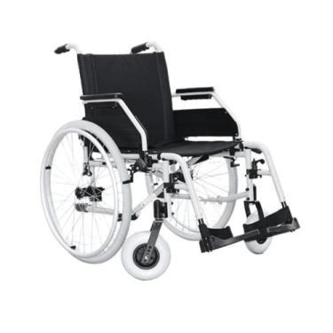 Imagem de Cadeira De Rodas 46cm Pro10000 Em Aluminio 115kg Healthclean Cor Cinza