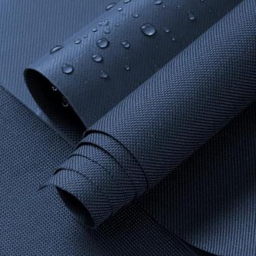 Imagem de ANMINY Tecido de lona 100% impermeável por The Yard 147.3 cm W 600D estofamento tecido marinho com revestimento de PVC Ripstop Outdoor Cordura Oxford Material para capas de móveis Tenda Auto, 5 jardas