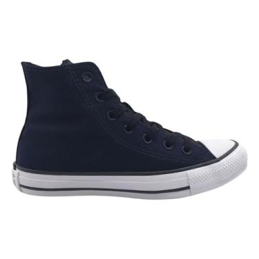 Imagem de Tênis Converse All Star Casual Hi | Cano Médio, Casual, Dia a dia, Moda, Original. (Azul Marinho/Preto, BR, Adulto, Numérico, 33)