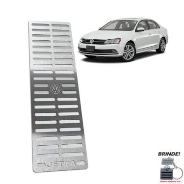 Imagem de Descanso De Pé Volkswagen Jetta 2011 Até 2018 Aço Inox Prata
