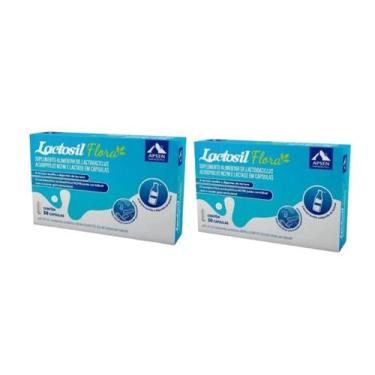 Imagem de kit 2 Suplemento Alimentar Lactosil Flora 30 Cáps - Apsen
