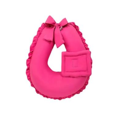 Imagem de Almofada Multifuncional para Amamentação, Gravidez e Apoio do Bebê (Pink)