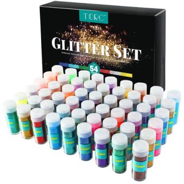 Imagem de Conjunto de glitter TORC Holographic 54 cores Extra Fine Crafts