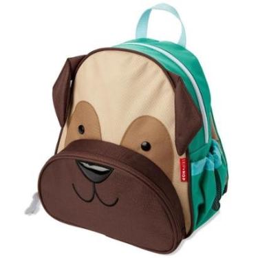 Imagem de Mochila de Costas  Skip Hop Infantil Cachorro Pug Bolsa Masculina-Masculino