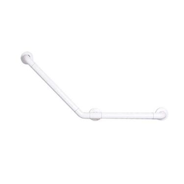 Imagem de Barra de apoio angular, barra de apoio para vaso sanitário, suporte de parede de aço inoxidável, alça de banheira sem barreiras para idosos com deficiência