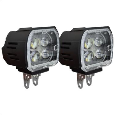 Imagem de Farol De Milha Moto Motocicleta Lâmpada Luzes Led Auxiliar Neblina Universal Premium Alta Potência AURORA-01