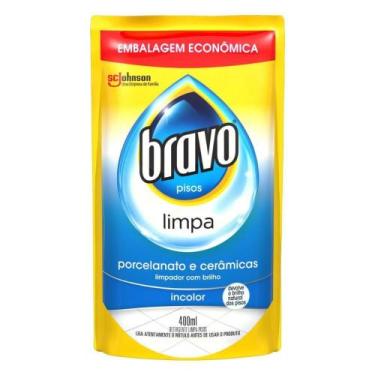 Imagem de Limpa-Pisos Bravo Porcelanato e Cerâmica com Brilho Incolor 400ml