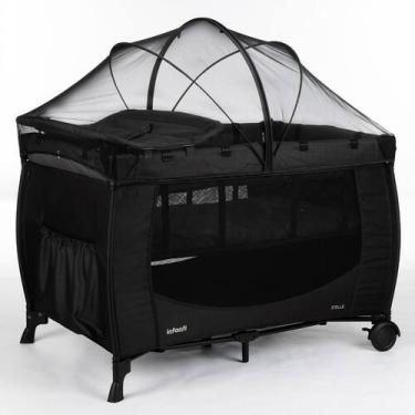 Imagem de Berço Portátil Infantil Stelle Preto - Infanti
