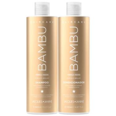 Imagem de Kit Jacques Janine Bambu  Shampoo e Condicionador Hair Care 450ml  For