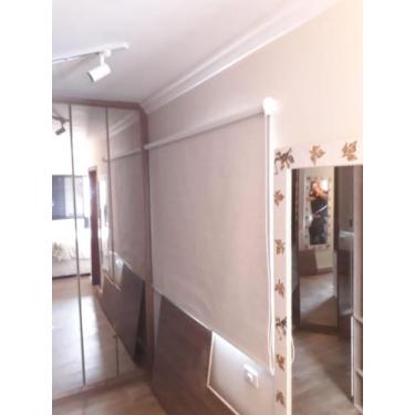 Imagem de Persiana blackout branca com bando em alumínio  - Sistema Premium 