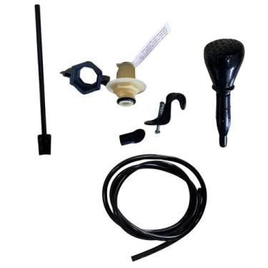 Imagem de Kit Acessórios Ducha Zagonel Ducali Black Original, PRETO